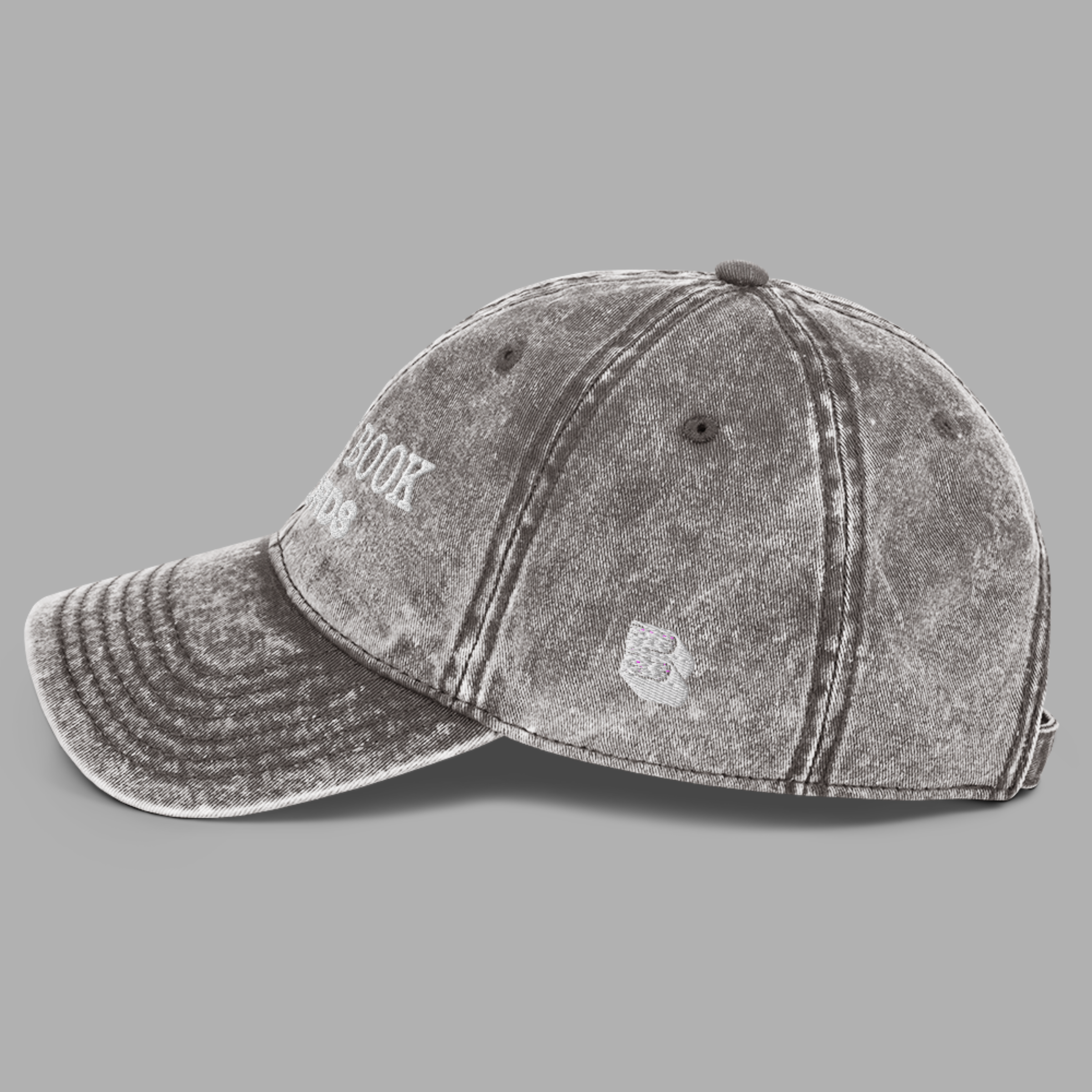 "VINTAGE STYLE" BLACK BOOK RECORDS DAD HAT