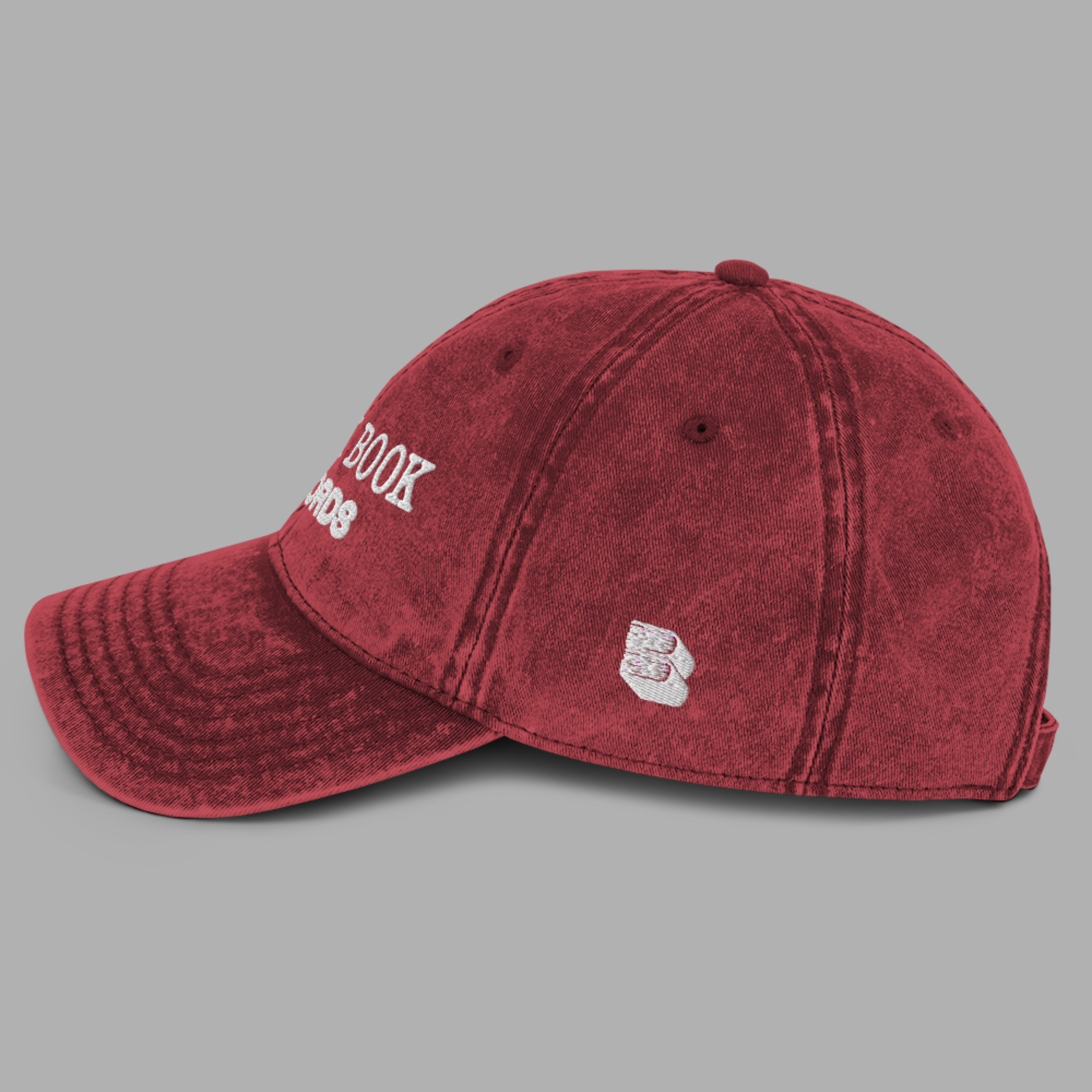 "VINTAGE STYLE" BLACK BOOK RECORDS DAD HAT
