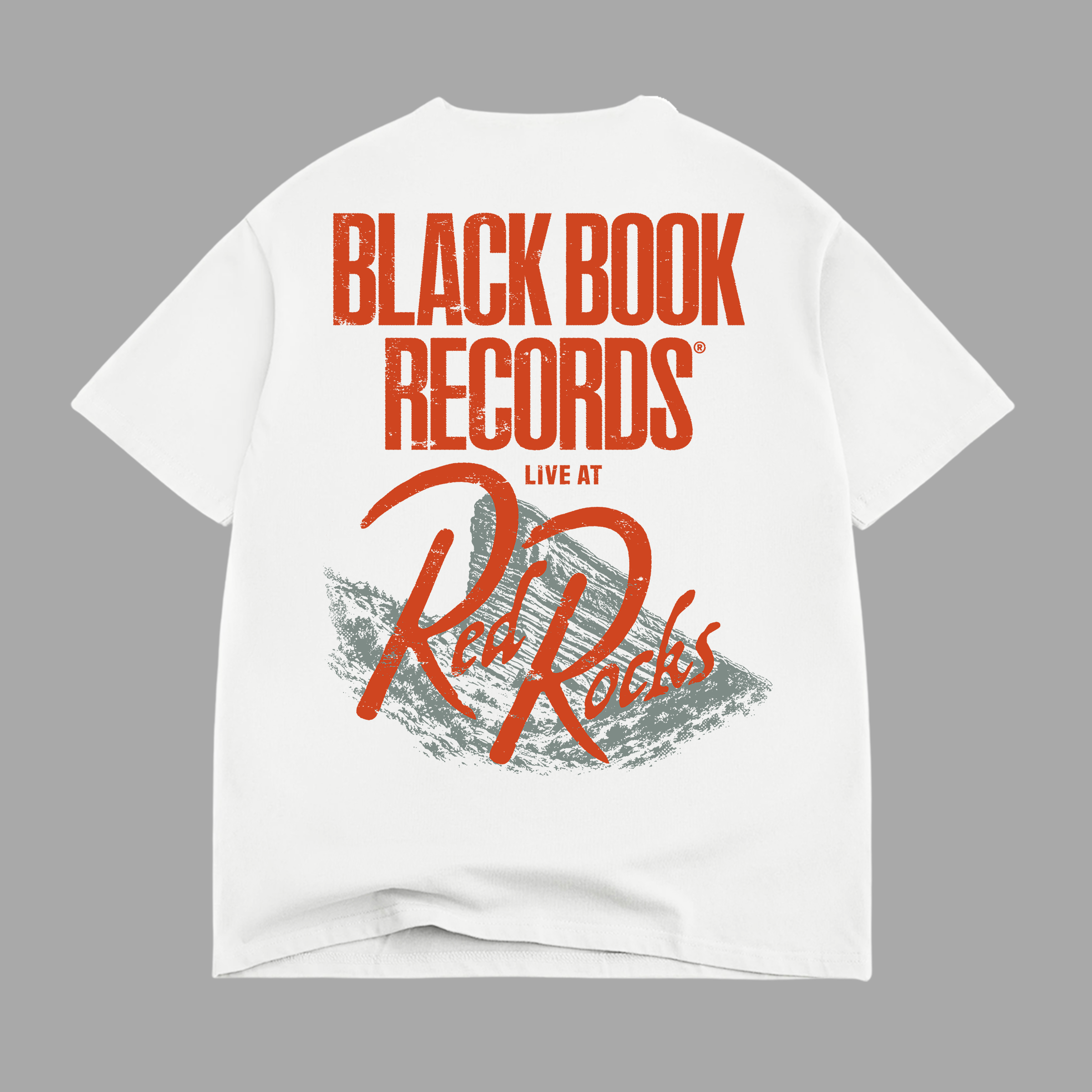 LIVE AT RED ROCKS TEE - "PREMIUM-BOX FIT"