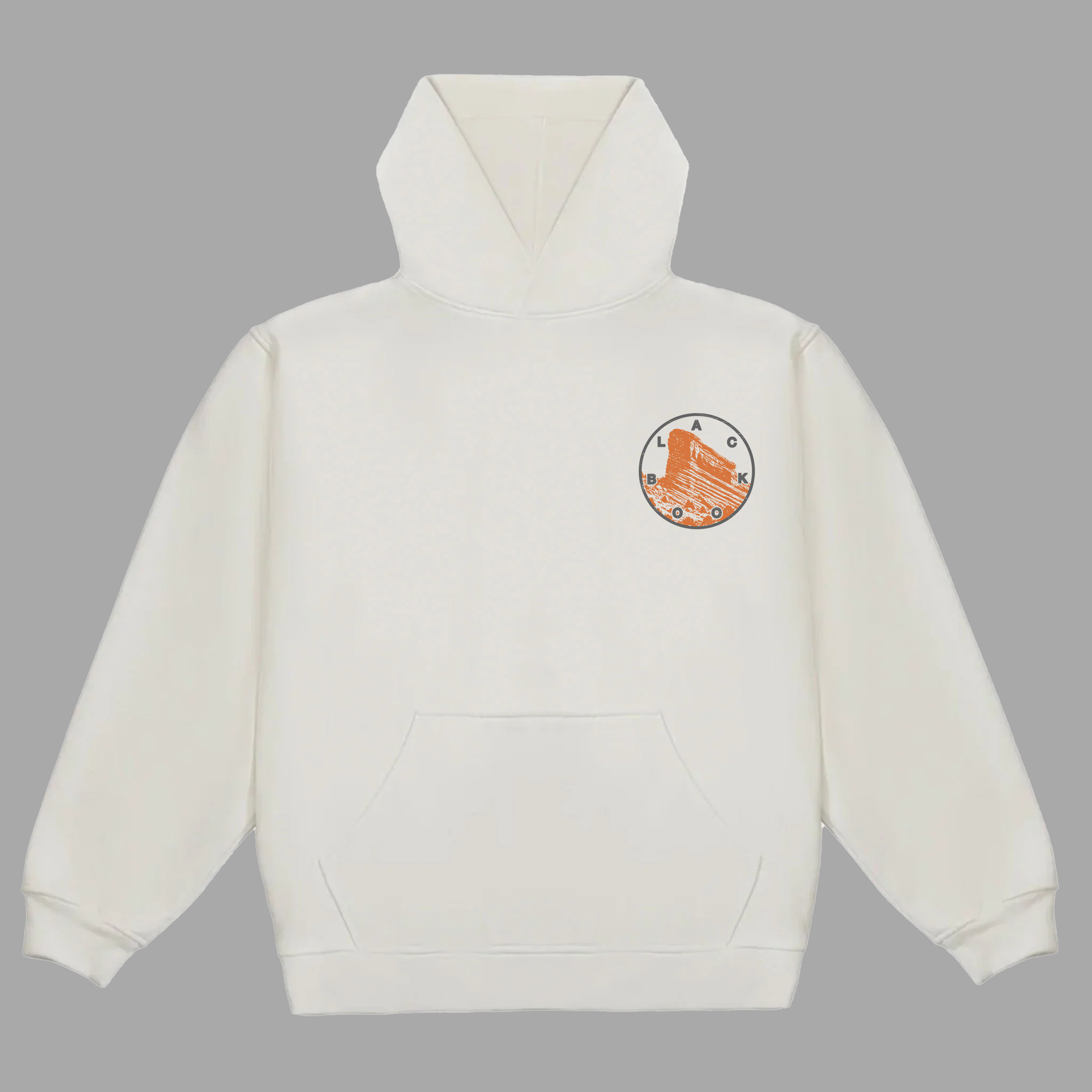 BLACK BOOK X RED ROCKS HOODIE - "PREMIUM-BOX FIT"