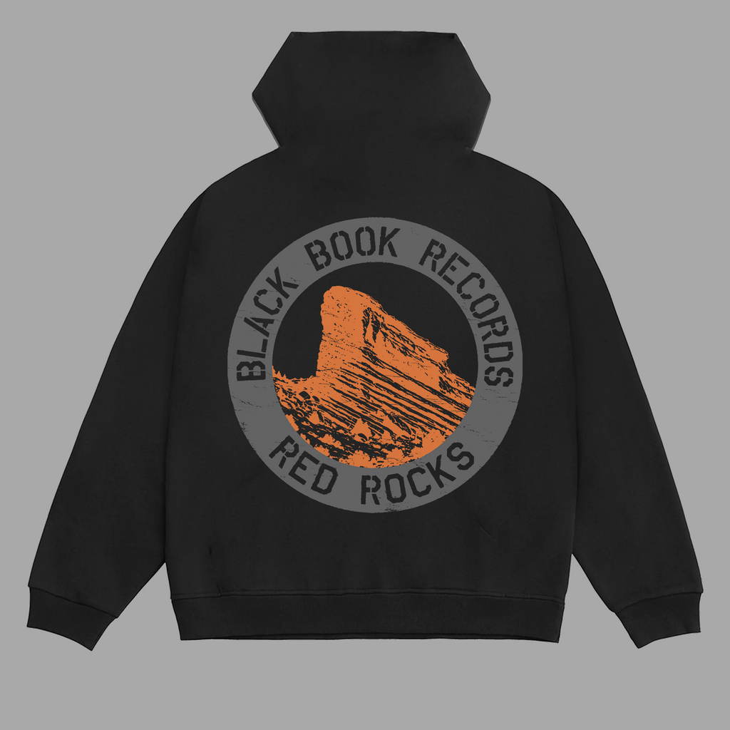 BLACK BOOK X RED ROCKS HOODIE - "PREMIUM-BOX FIT"