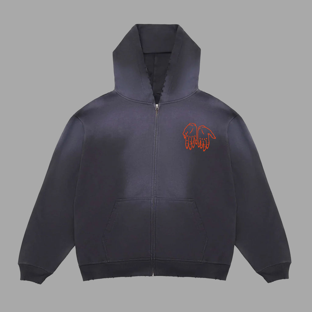 LIVE AT RED ROCKS ZIP-UP HOODIE - "PREMIUM-BOX FIT"