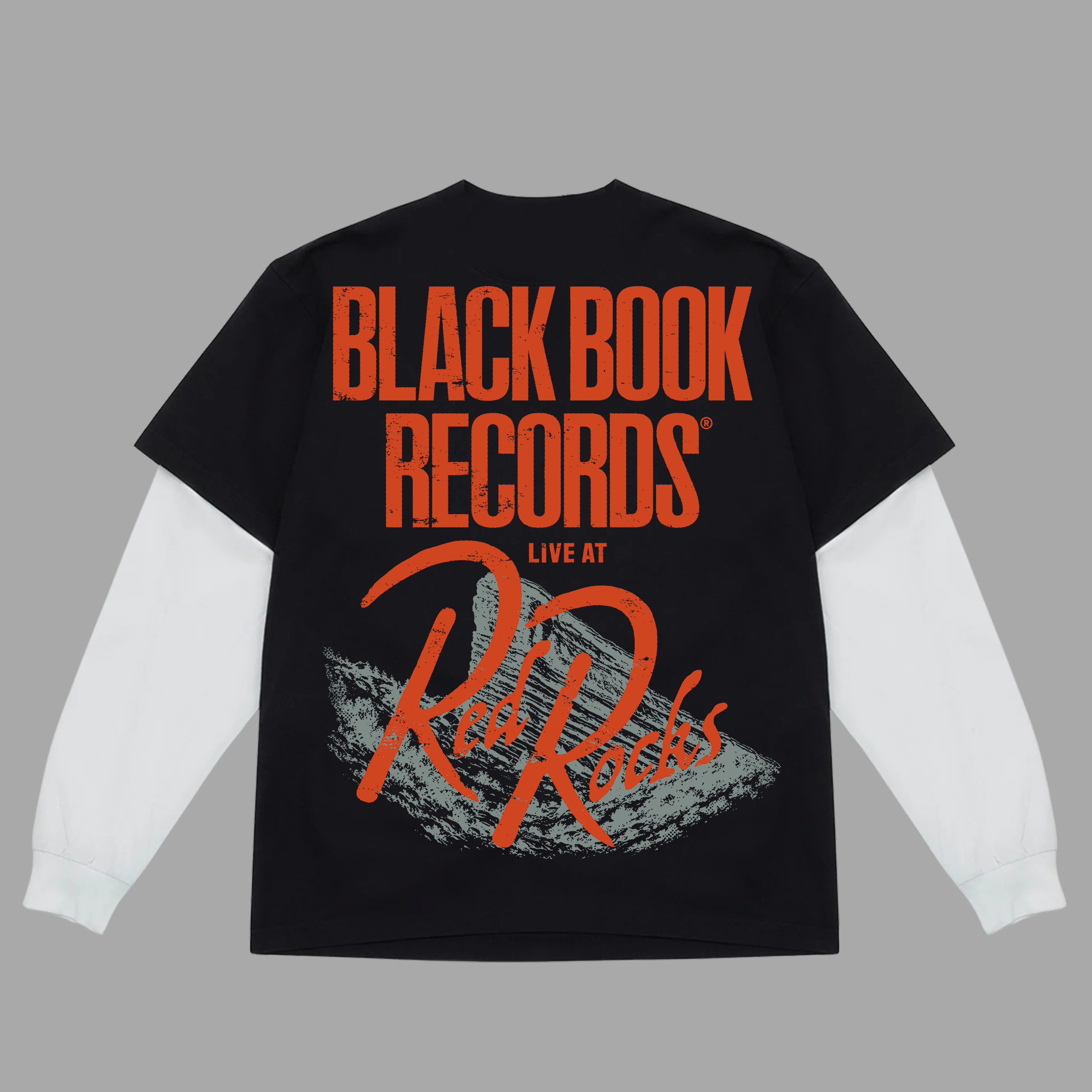 LIVE AT RED ROCKS BLACK / WHITE 2FER - "PREMIUM-BOX FIT"