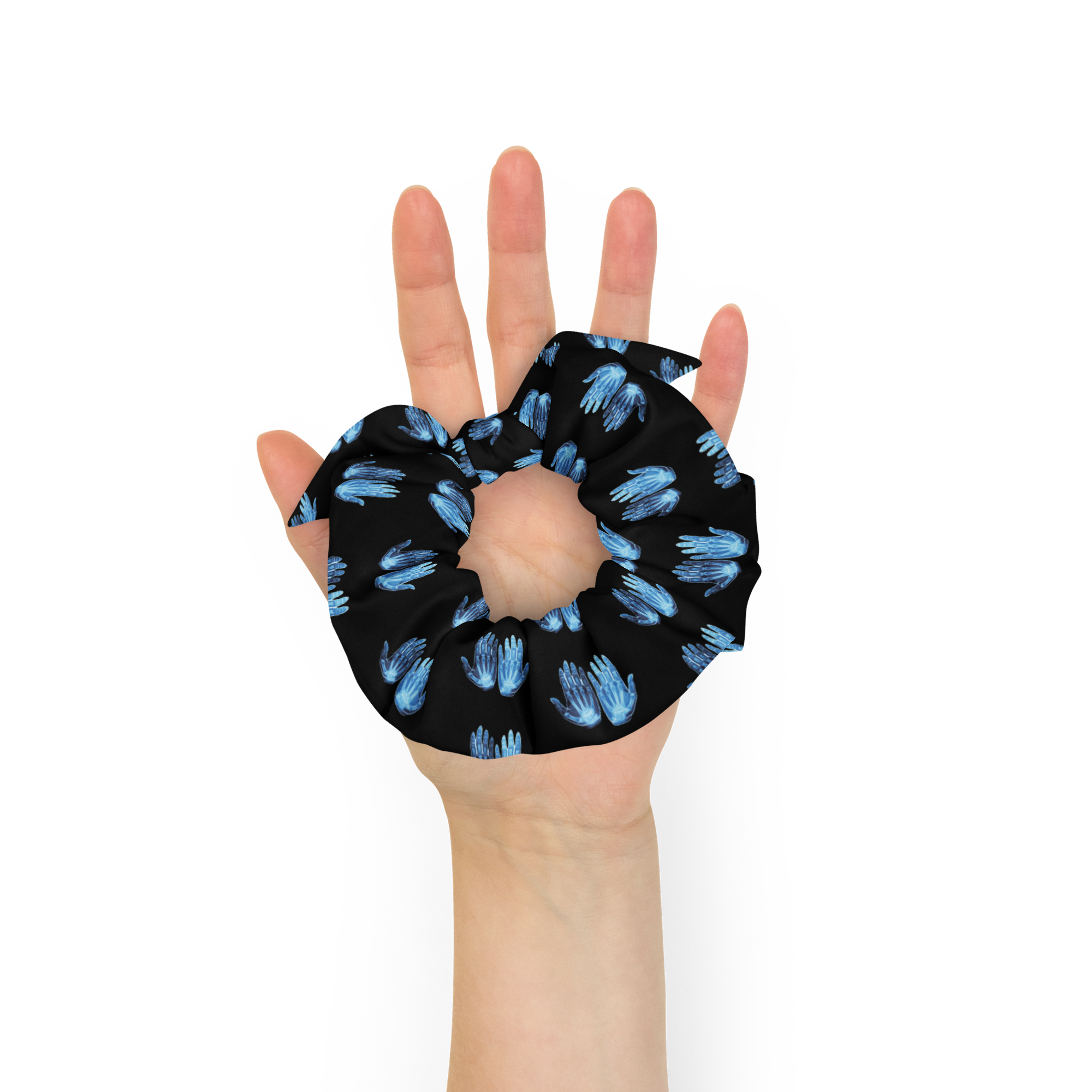 X-RAY HANDS - Recycled Hair Scrunchie
