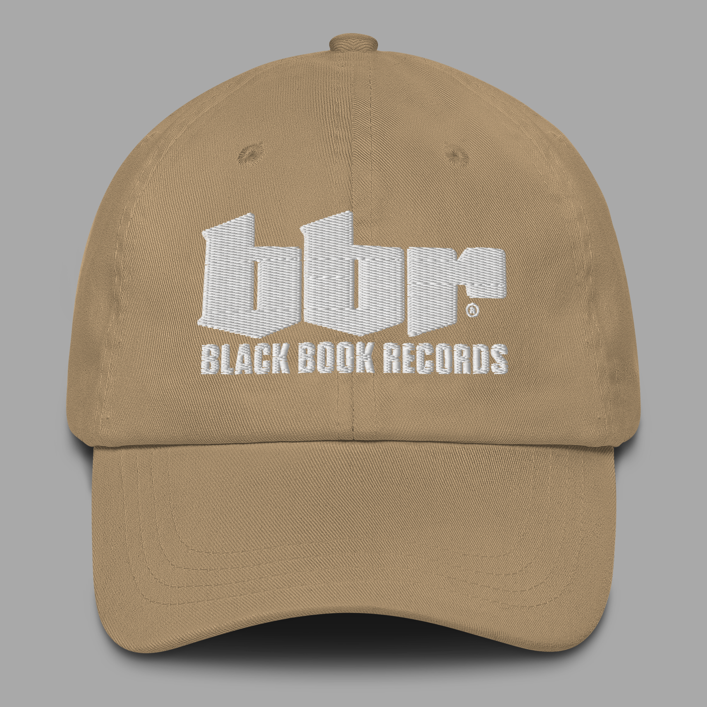 BBR - WHITE - Embroidered - Dad hat