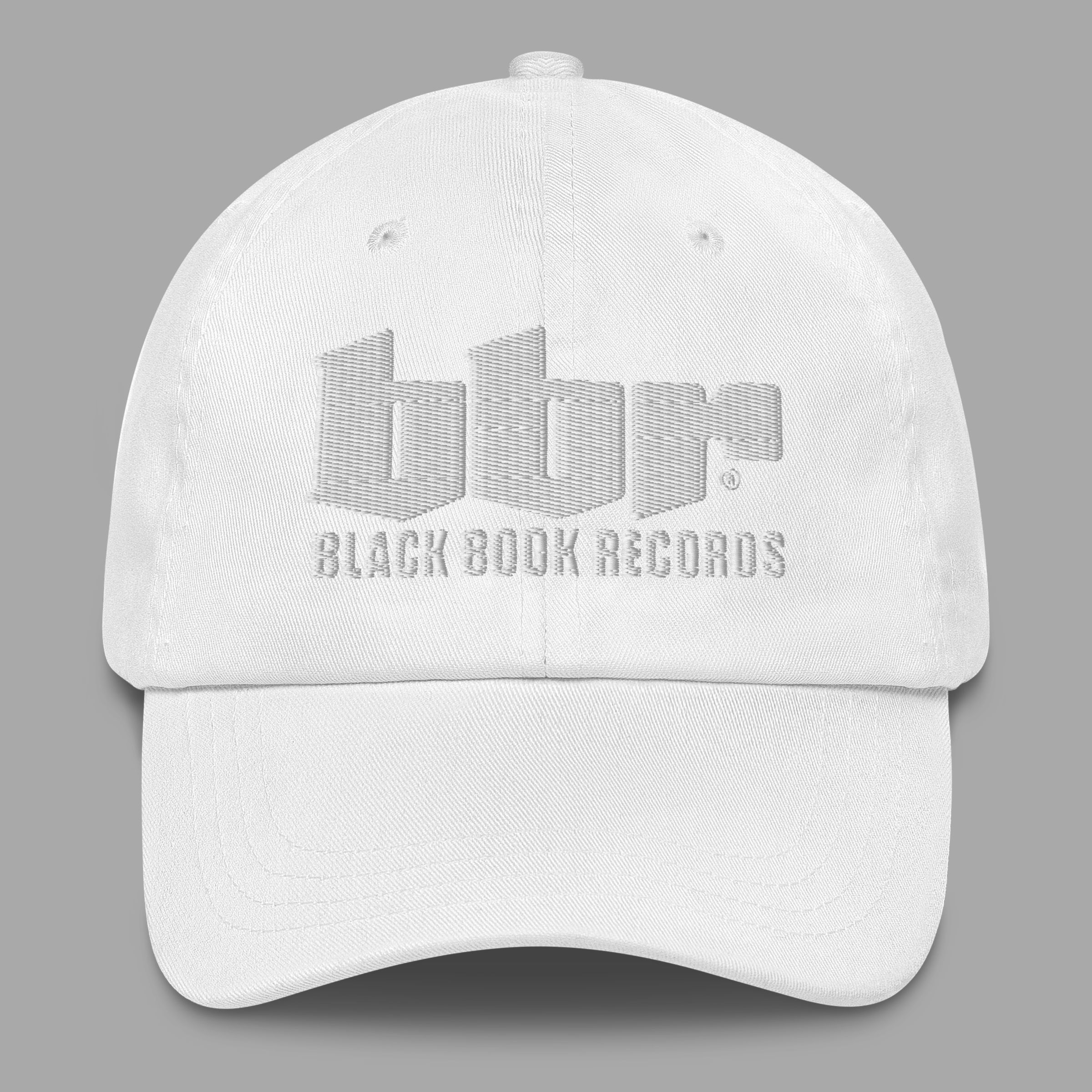 BBR - WHITE - Embroidered - Dad hat