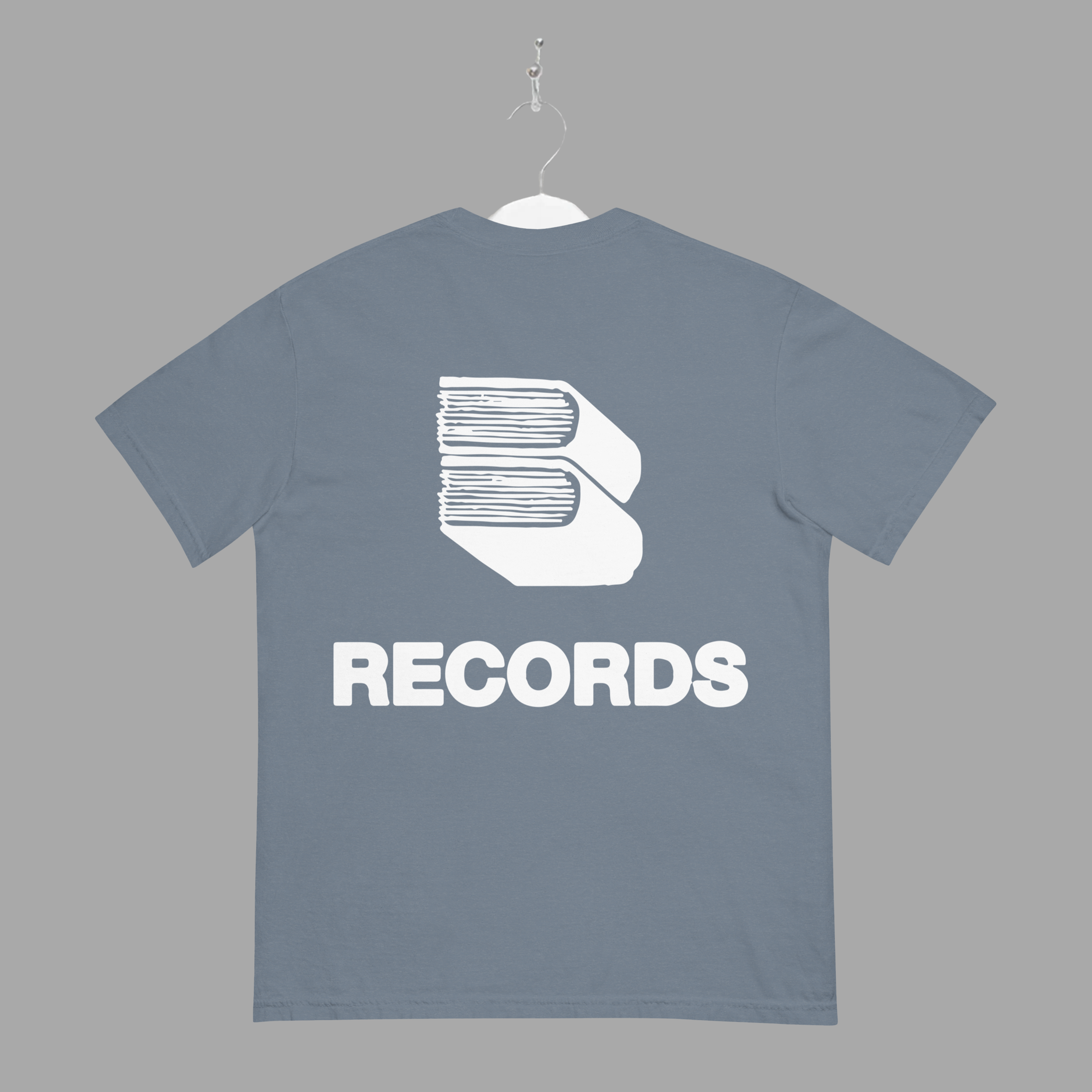 RECORDS - TEE - WHITE - "TRADITIONAL FIT"