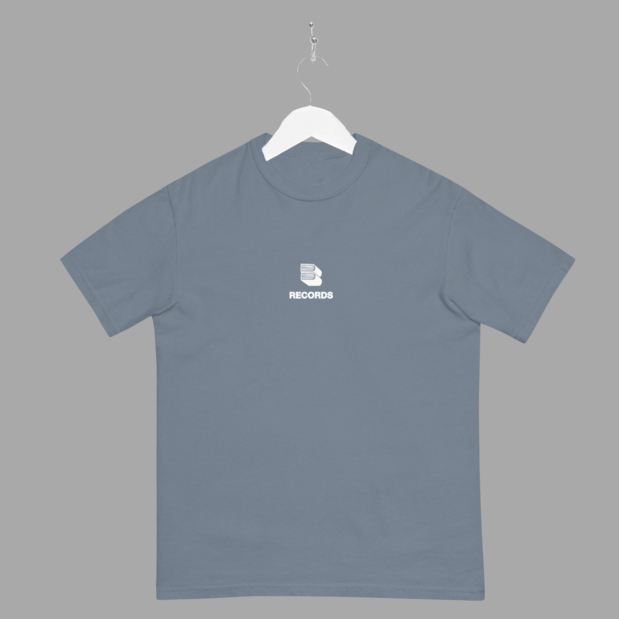 RECORDS - TEE - WHITE - "TRADITIONAL FIT"