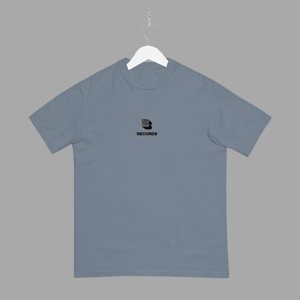 RECORDS - TEE - Black - "TRADITIONAL FIT"