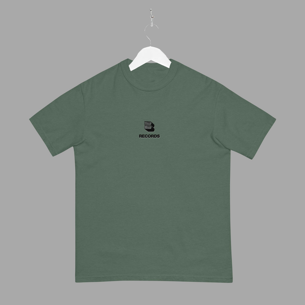 RECORDS - TEE - Black - "TRADITIONAL FIT"