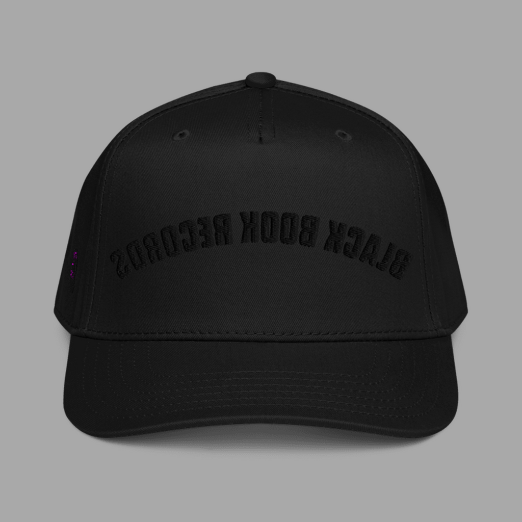 RECORDS BOOK BLACK - 5 panel - snapback