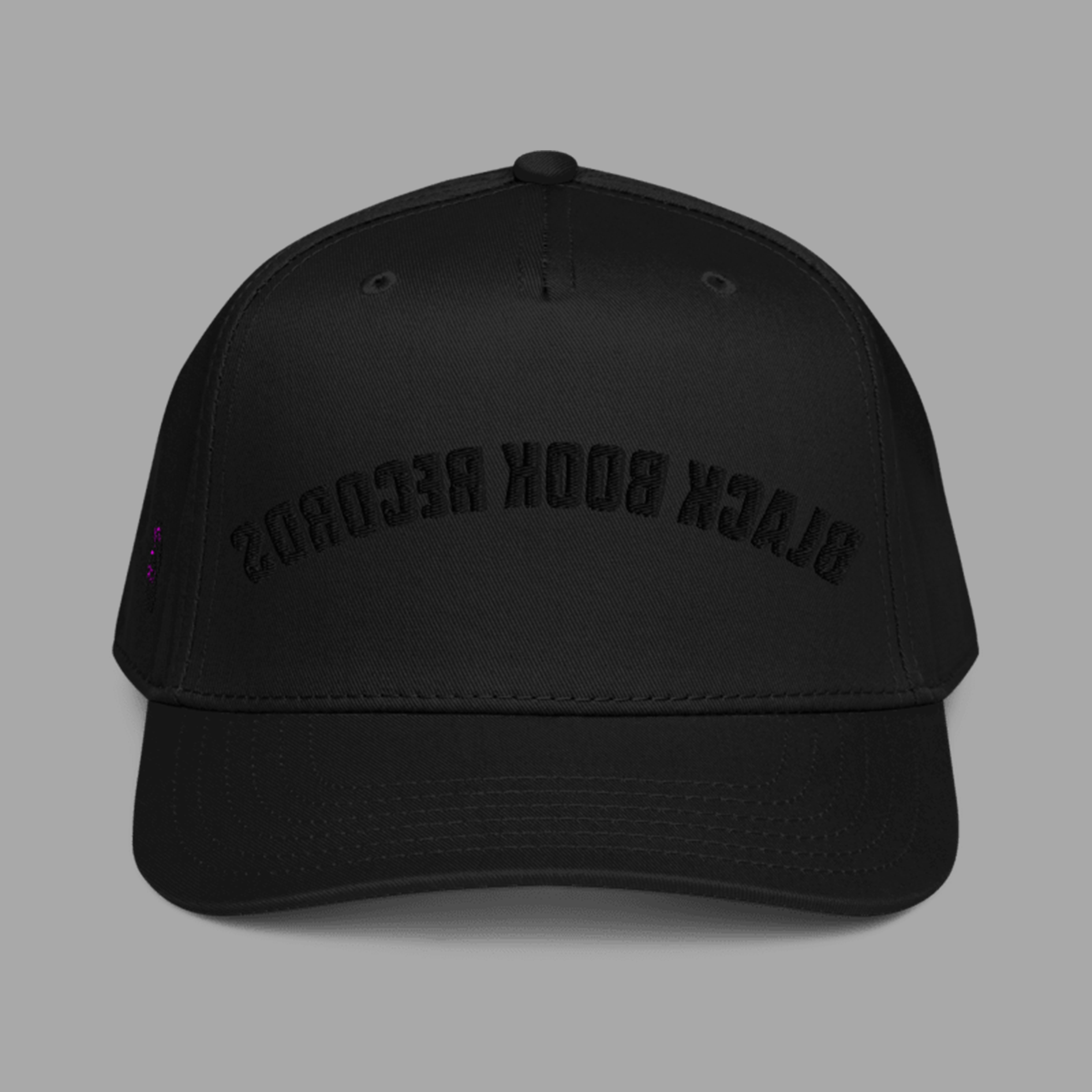 RECORDS BOOK BLACK - 5 panel - snapback