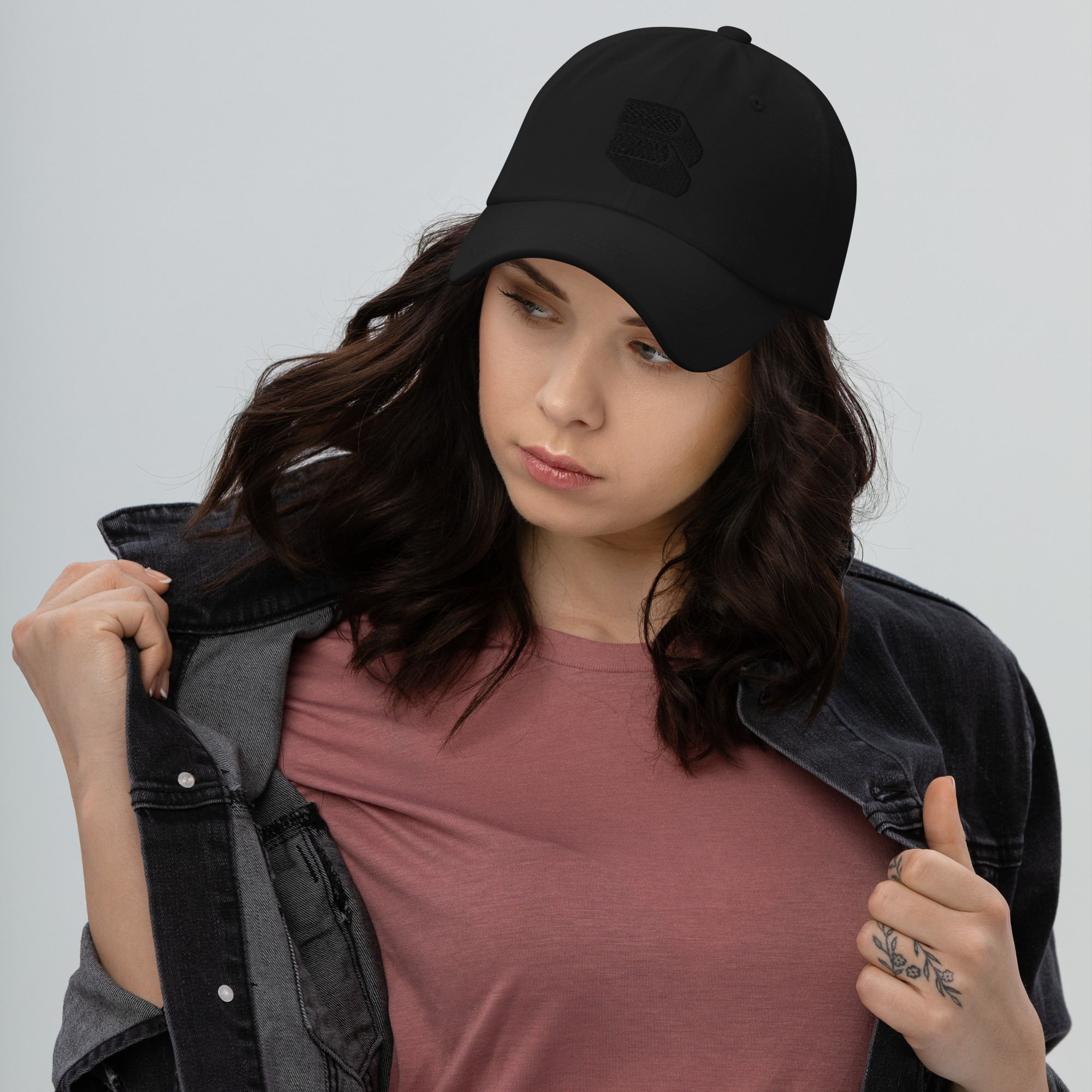 RECORDS BOOK DAD HAT - BLACK / BLACK