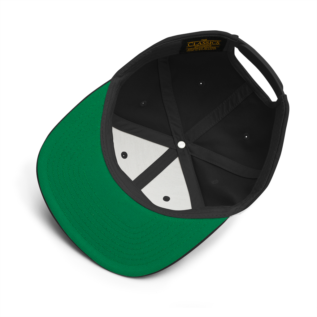 BBR - GREY - Structured - 6 panel - Snapback Hat