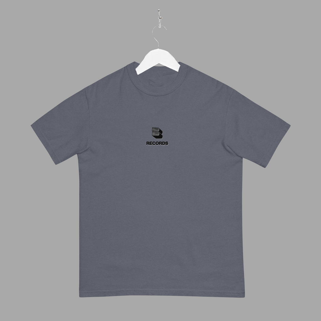 RECORDS - TEE - Black - "TRADITIONAL FIT"