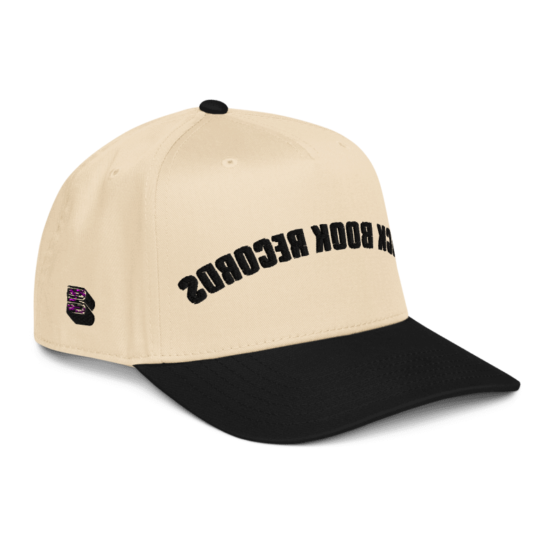 RECORDS BOOK BLACK - 5 panel - snapback