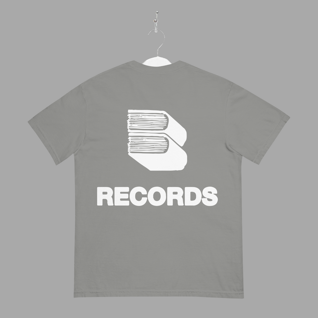 RECORDS - TEE - WHITE - "TRADITIONAL FIT"