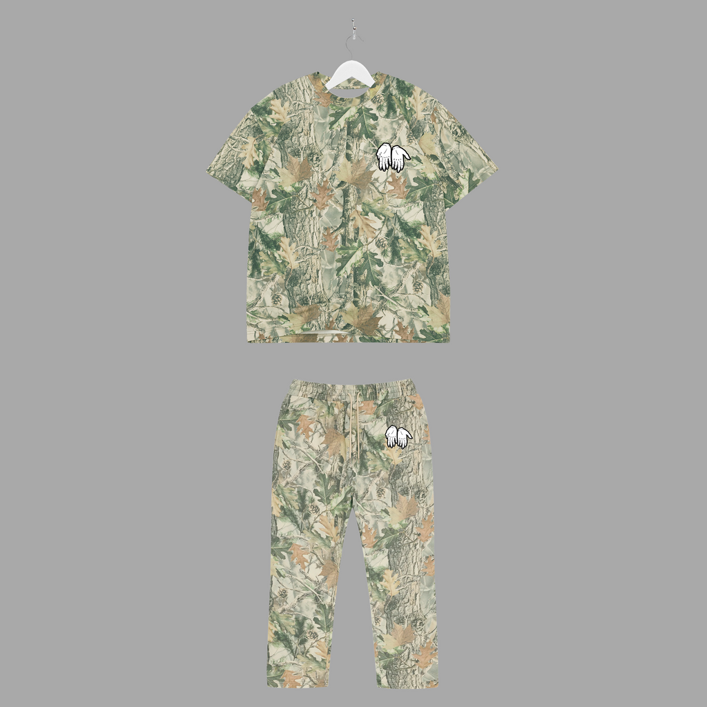 OG HANDS - WOOD CAMO - TEE/PANTS BUNDLE