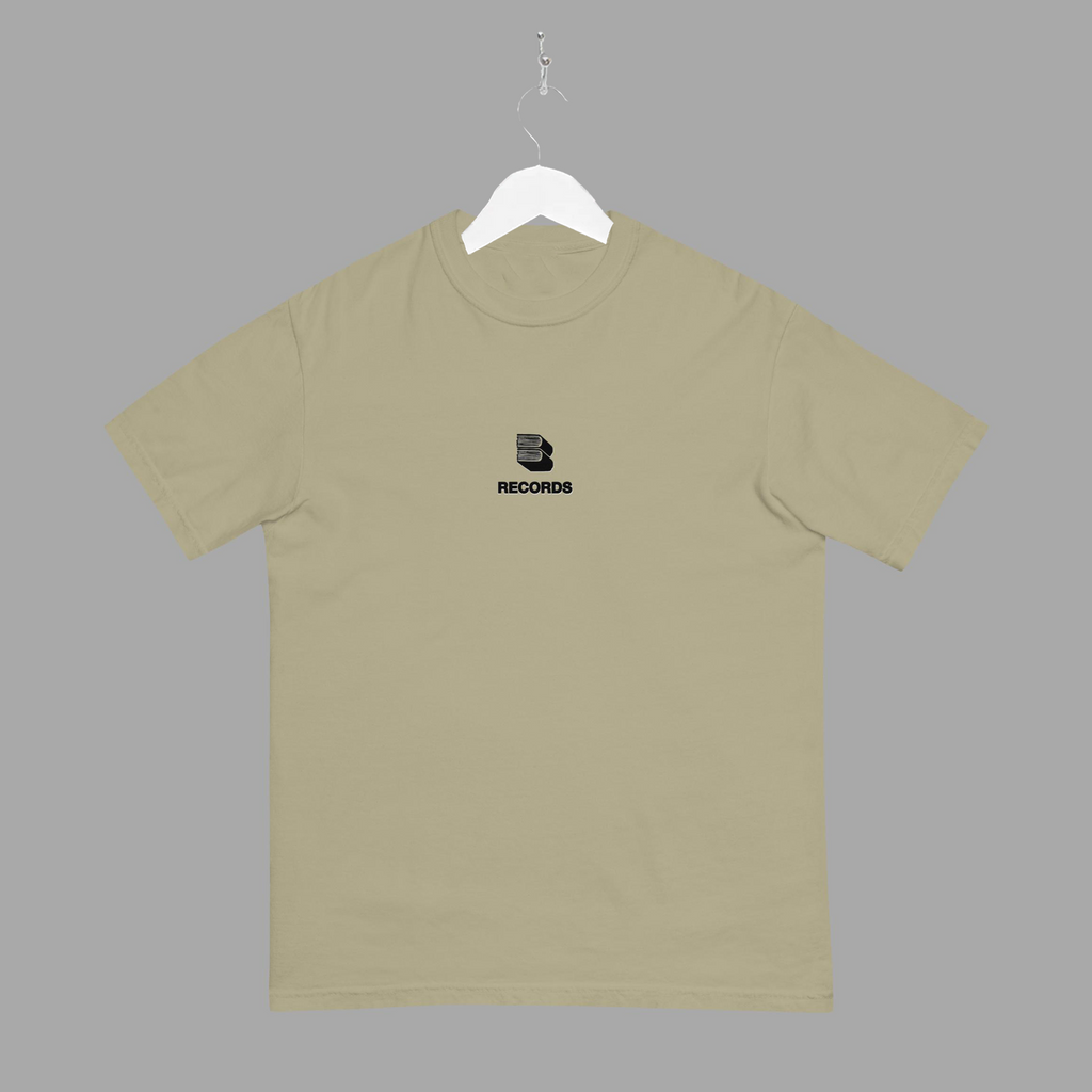 RECORDS - TEE - Black - "TRADITIONAL FIT"