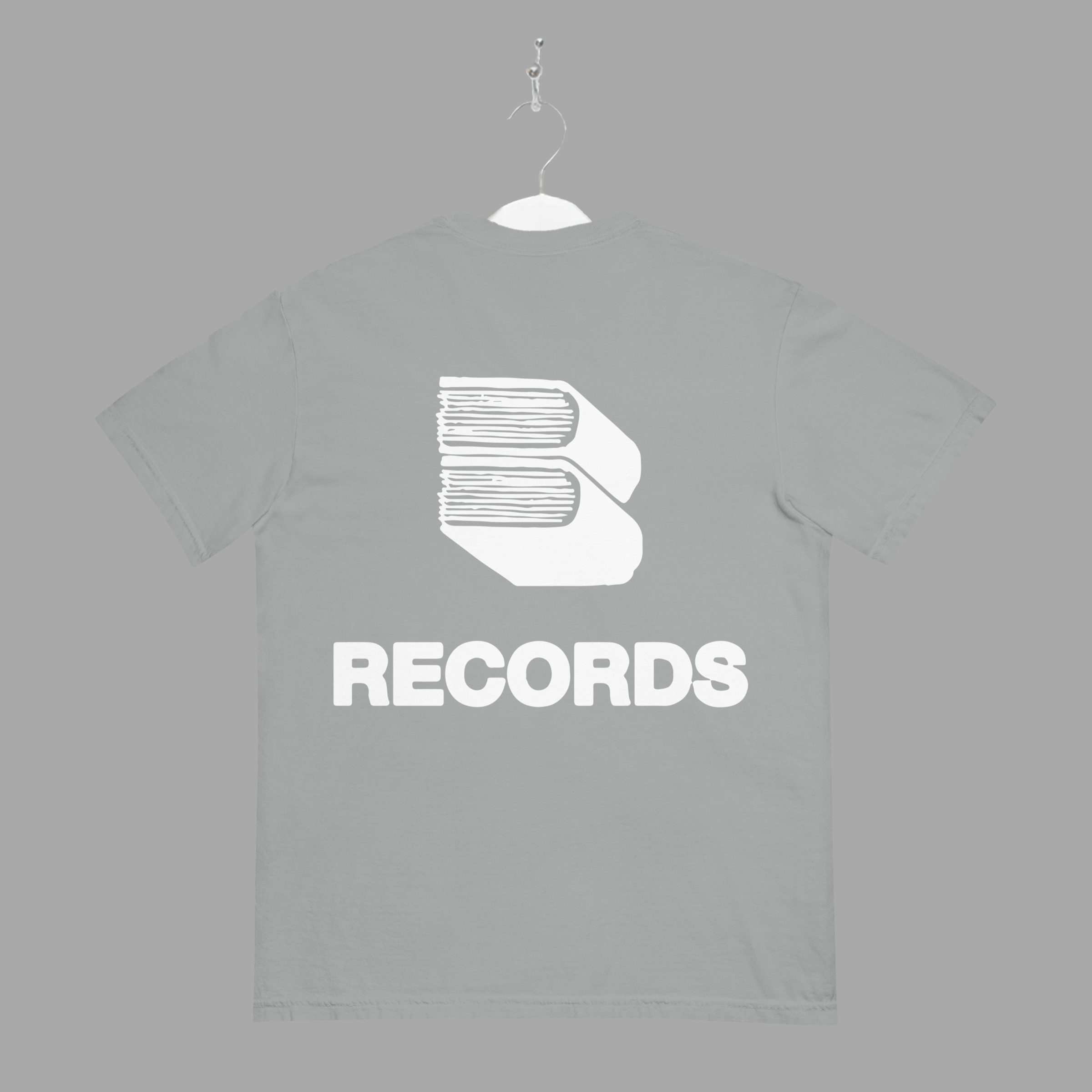 RECORDS - TEE - WHITE - "TRADITIONAL FIT"