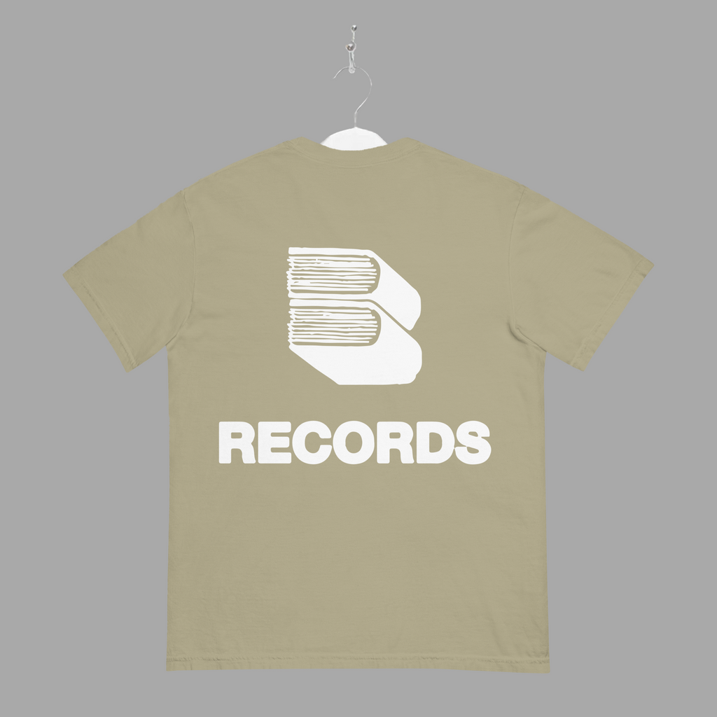 RECORDS - TEE - WHITE - "TRADITIONAL FIT"