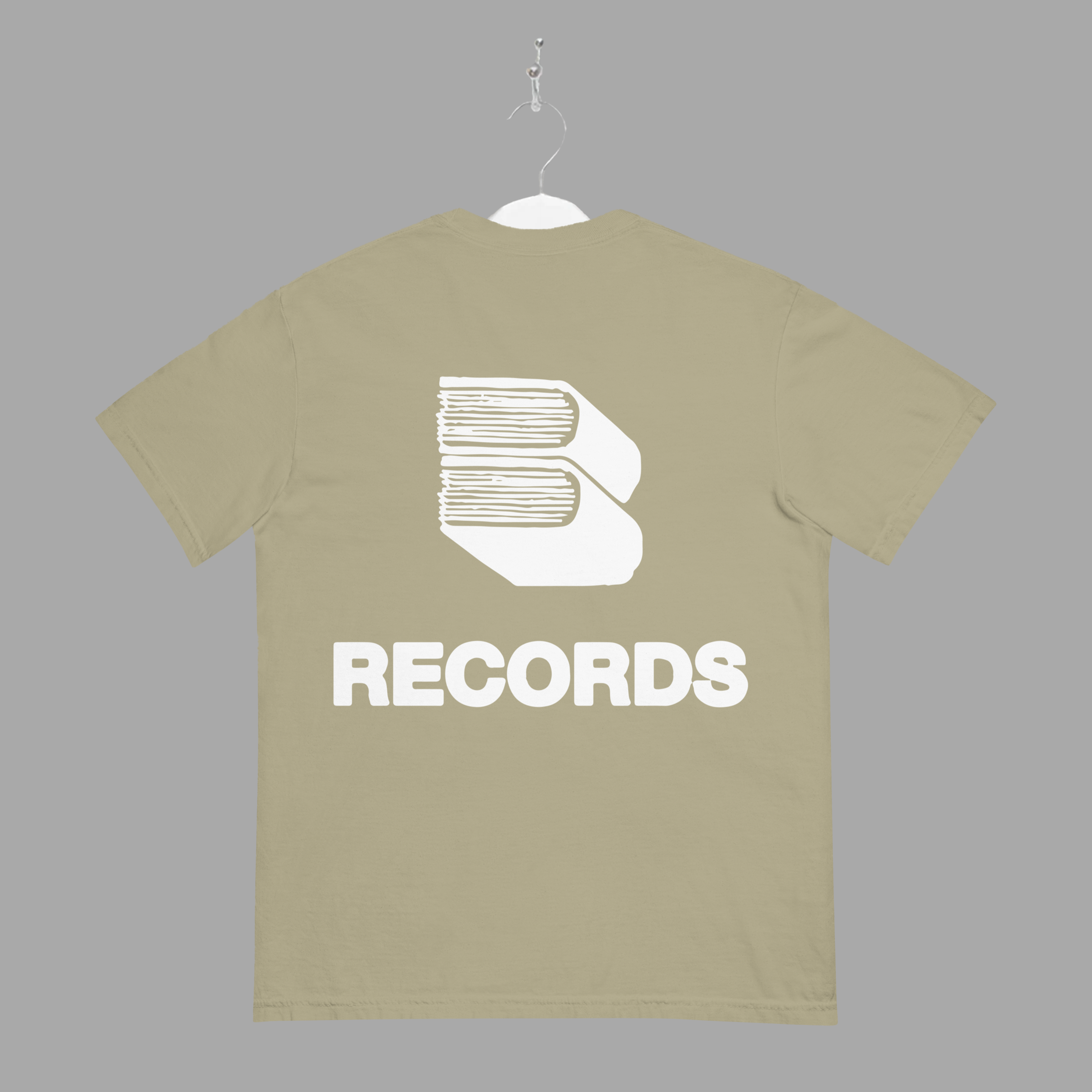RECORDS - TEE - WHITE - "TRADITIONAL FIT"