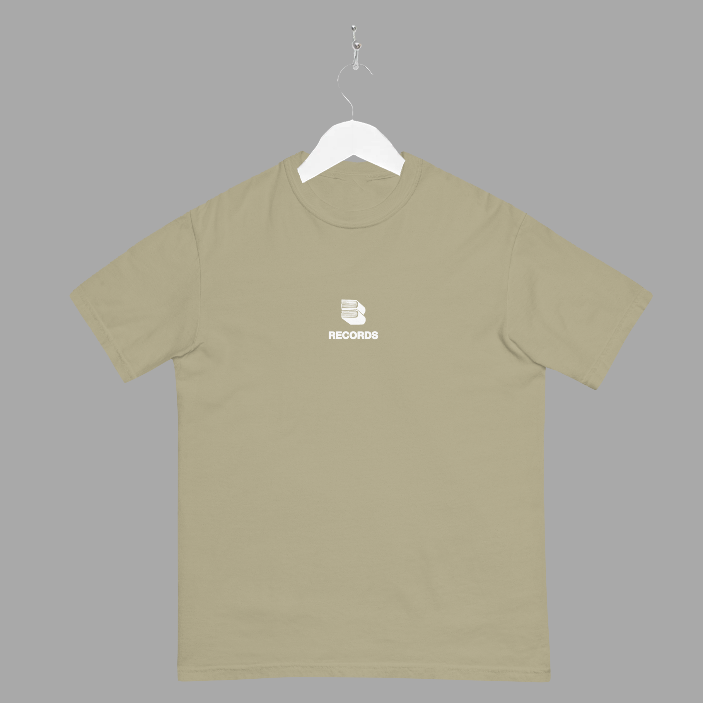 RECORDS - TEE - WHITE - "TRADITIONAL FIT"