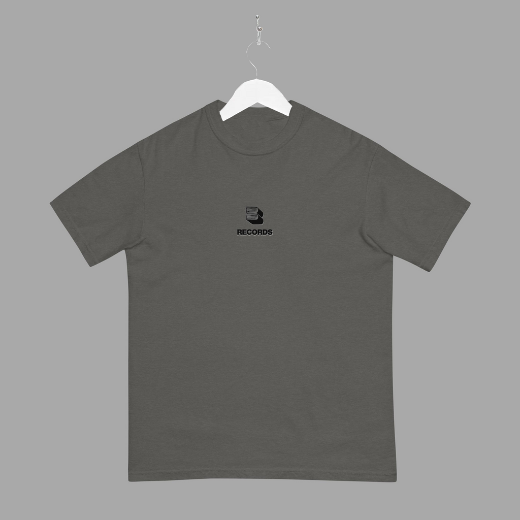 RECORDS - TEE - Black - "TRADITIONAL FIT"