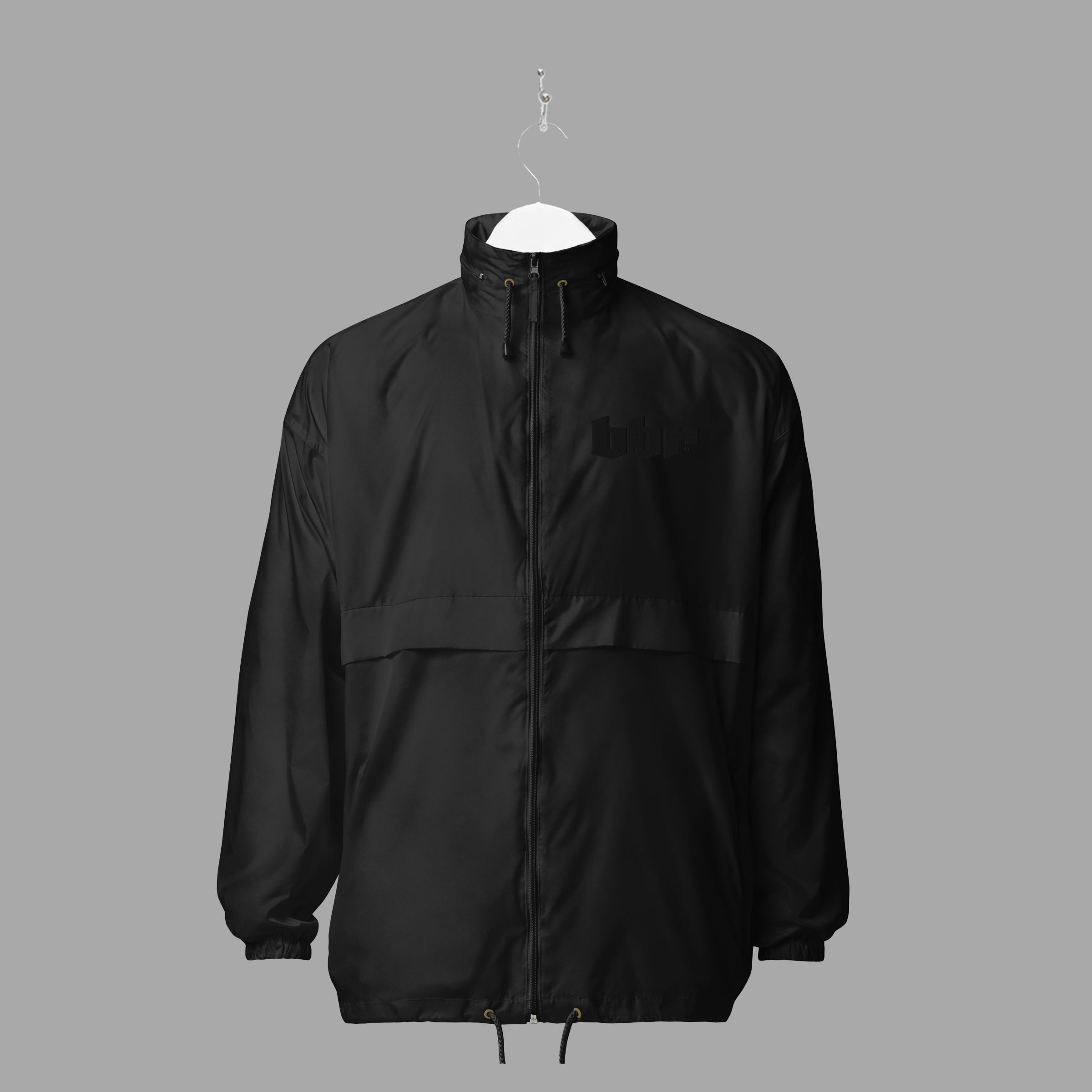 BBR - BLACK- Waterproof Windbreaker