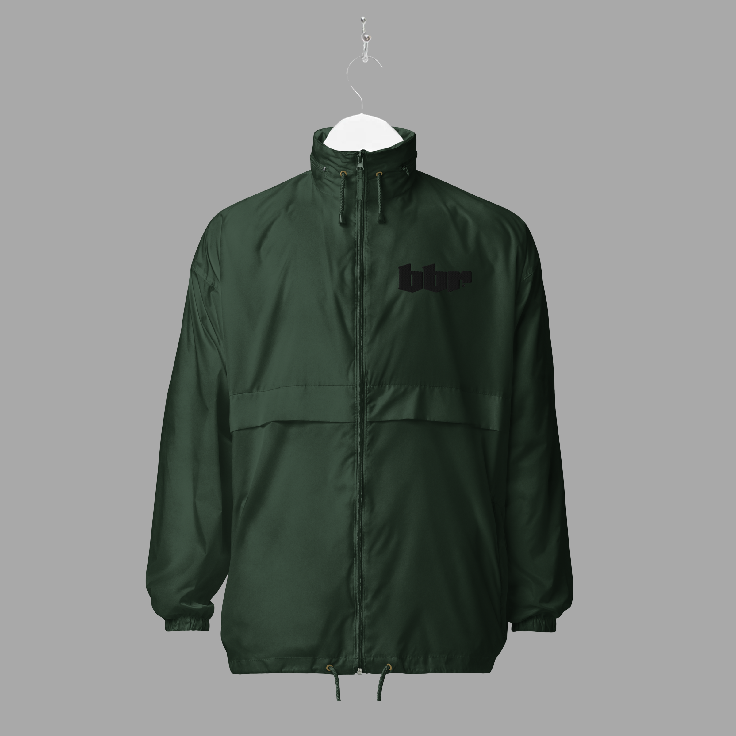 BBR - BLACK- Waterproof Windbreaker