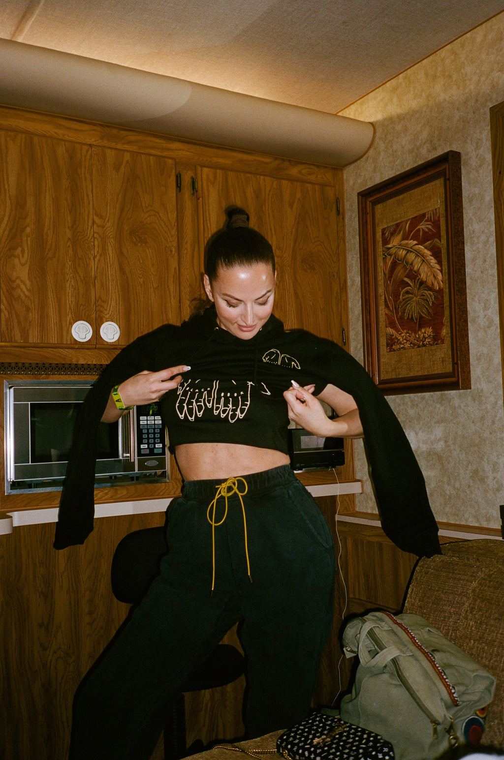 BLACK BOOK CROP TOP