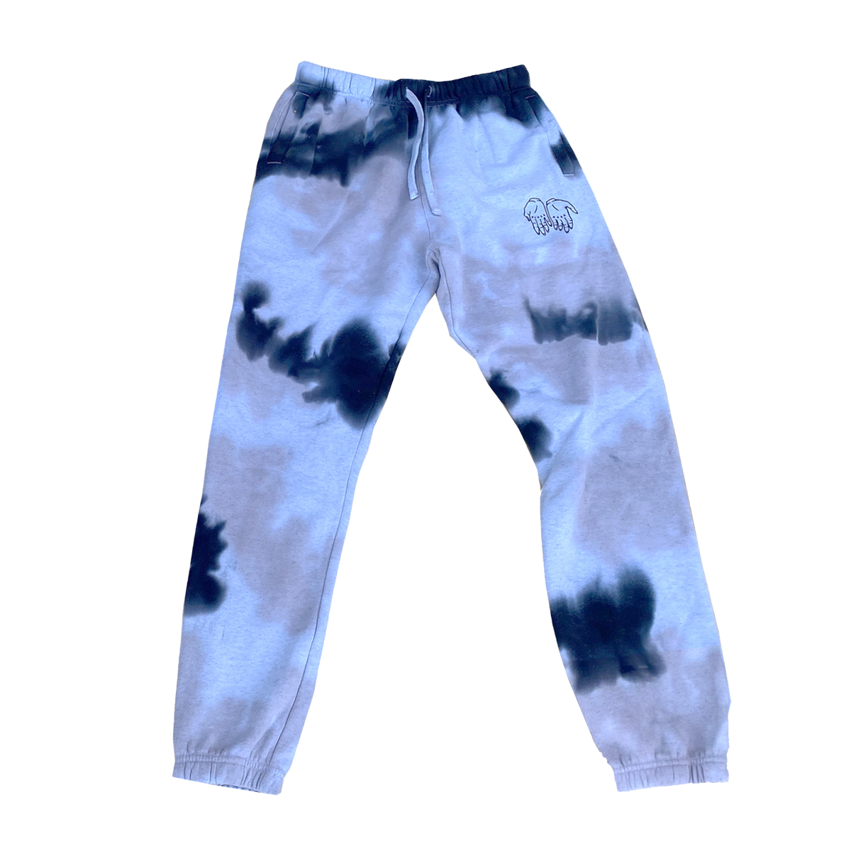BLACK BOOK TIE DYE SWEATS
