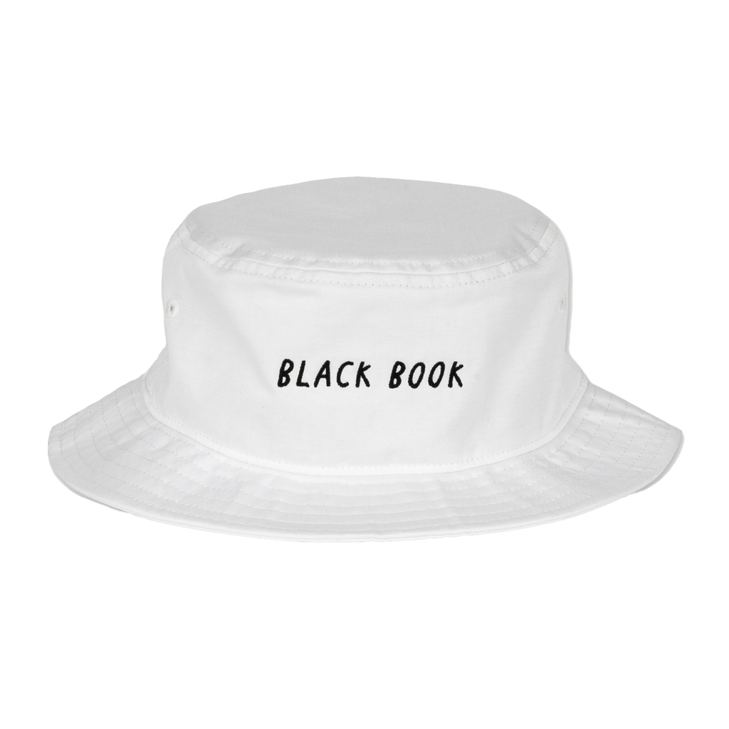 BLACK BOOK PATCH BUCKET HAT