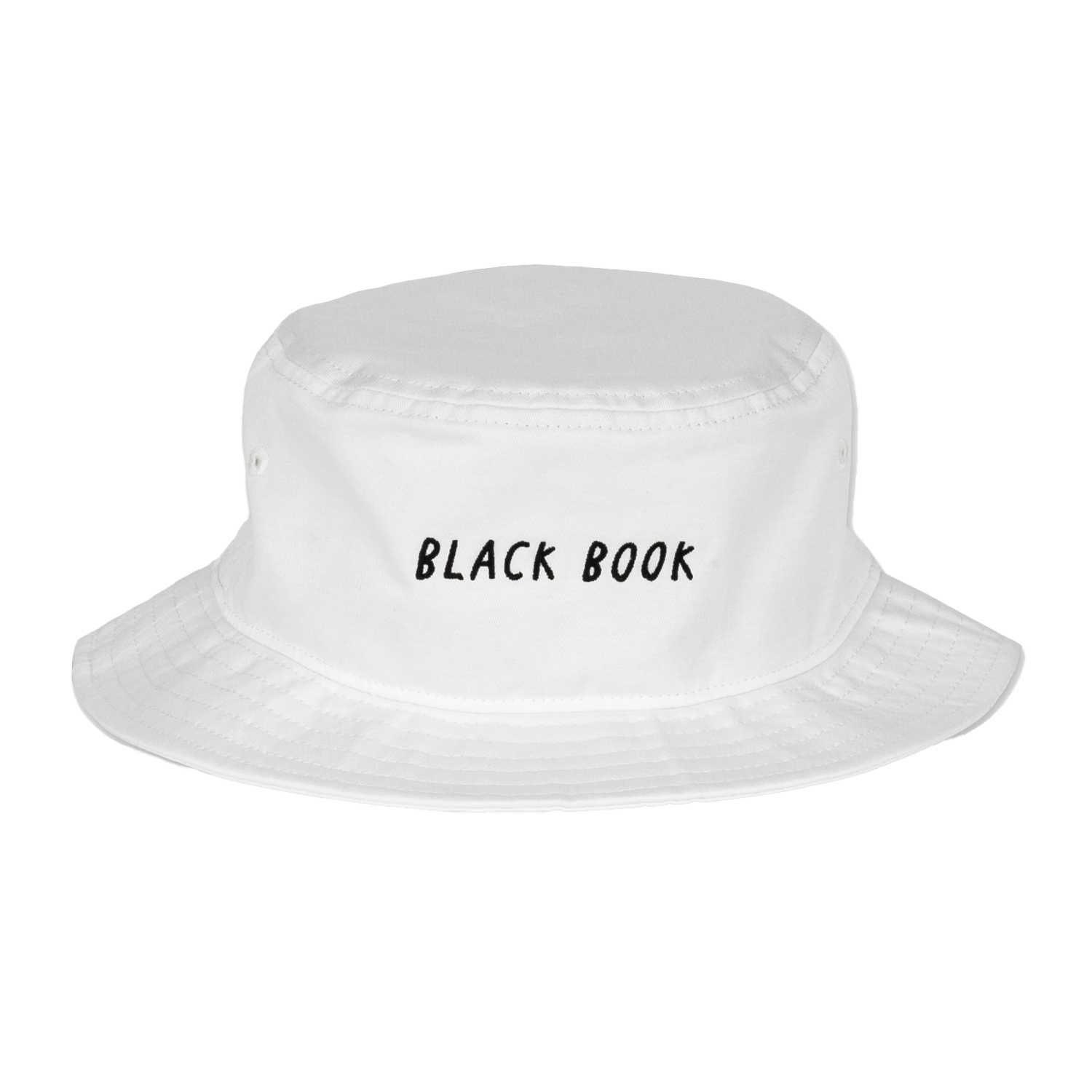 BLACK BOOK PATCH BUCKET HAT