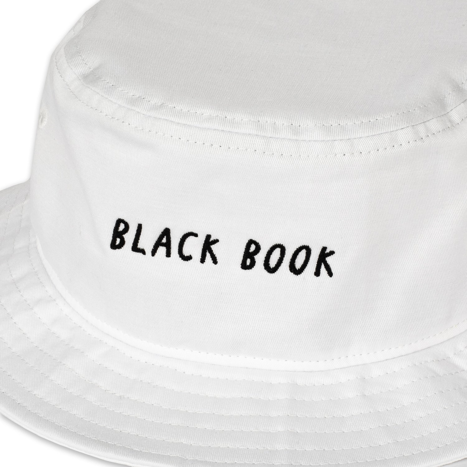 BLACK BOOK PATCH BUCKET HAT