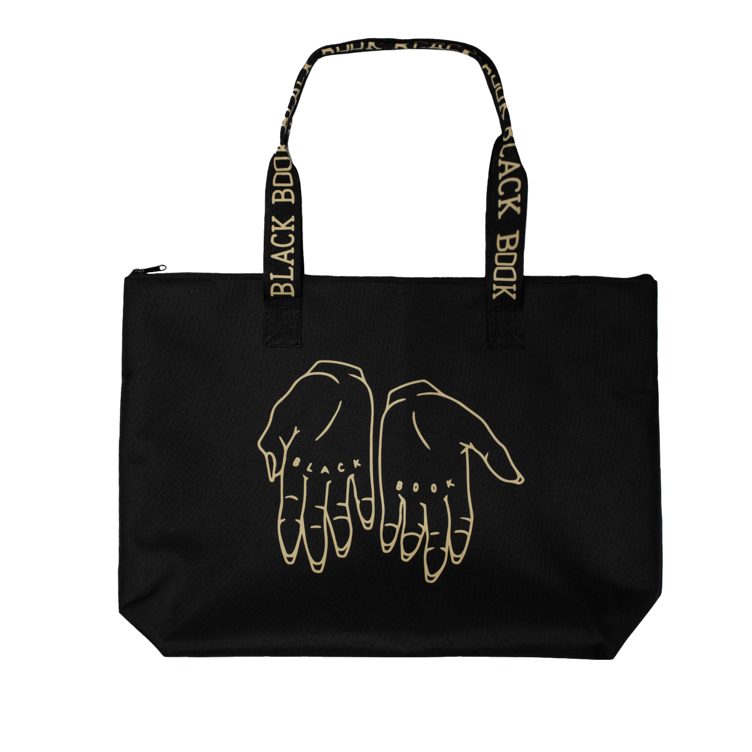 BLACK BOOK TOTE BAG