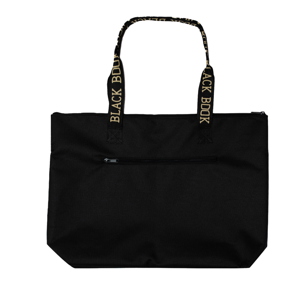 BLACK BOOK TOTE BAG