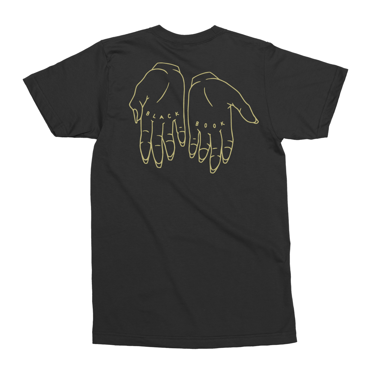 HANDS TEE - GOLD/ BLACK - "TRADITIONAL FIT"