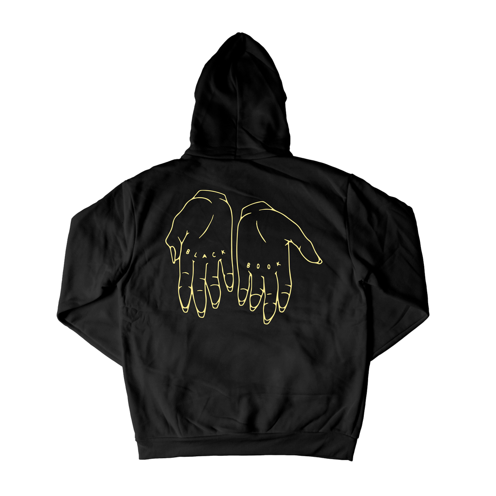 HANDS HOODIE- GOLD/ BLACK - "TRADITIONAL FIT"