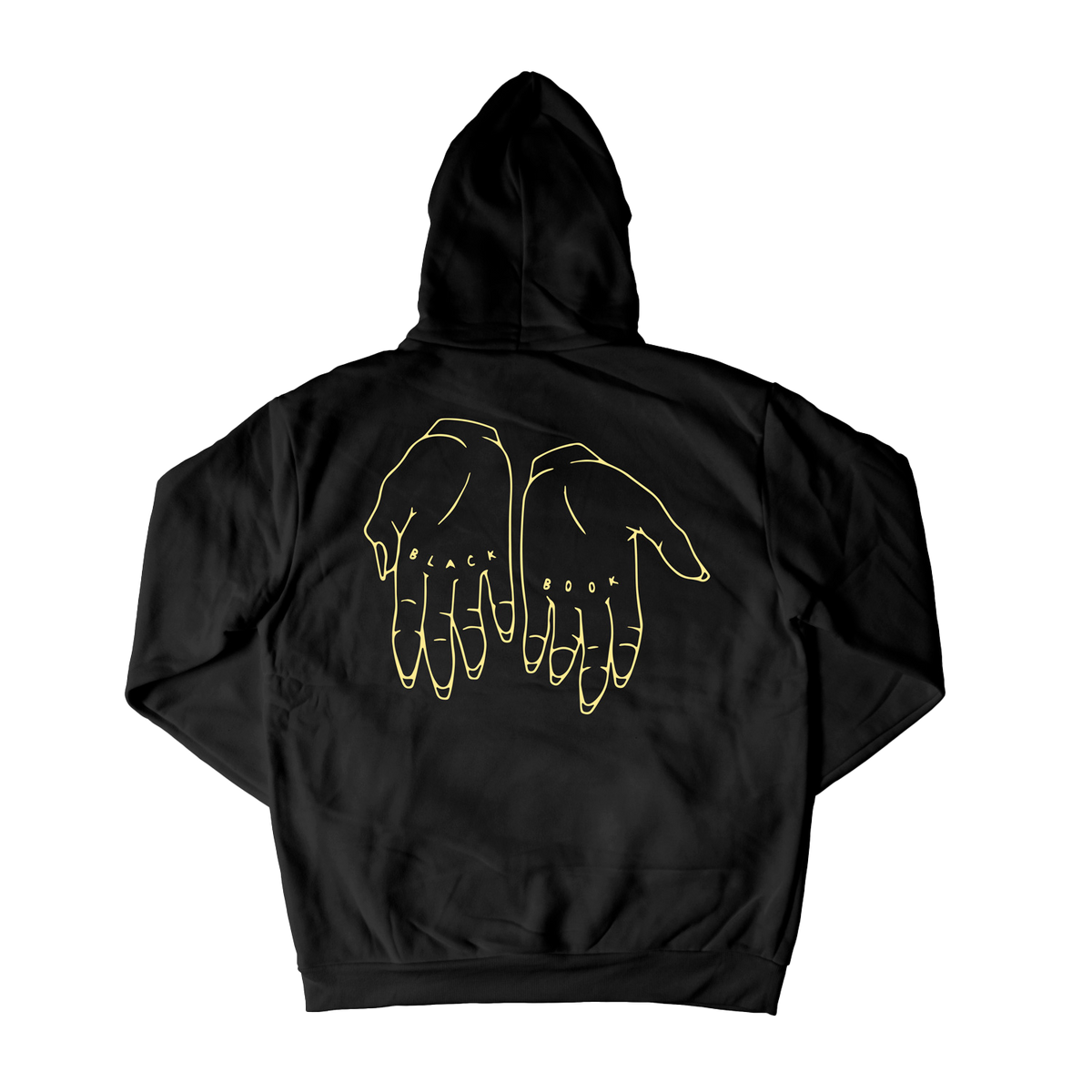 HANDS HOODIE- GOLD/ BLACK - "TRADITIONAL FIT"